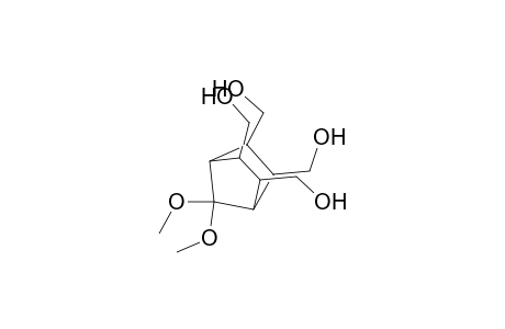 2,3,5,6-tetra(hydroxymethyl)-7,7-dimethoxynorbornane