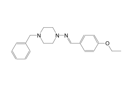 4-benzyl-N-[(E)-(4-ethoxyphenyl)methylidene]-1-piperazinamine