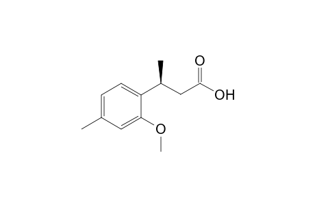 (S)-3-(2-Methoxy-4-methyl-phenyl)-butyric acid