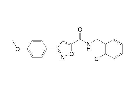 N-[(2-chlorophenyl)methyl]-3-(4-methoxyphenyl)-1,2-oxazole-5-carboxamide
