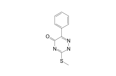 3-METHYLTHIO-6-PHENYL-1,2,4-TRIAZIN-5(2H)-ONE