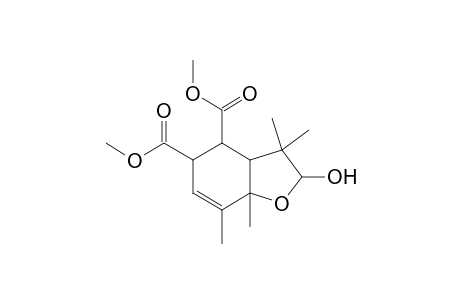 9-Oxabicyclo[4.3.0]non-2-ene-4,5-dicarboxylic acid, 8-hydroxy-1,2,7,7-tetramethyl-, dimethyl ester