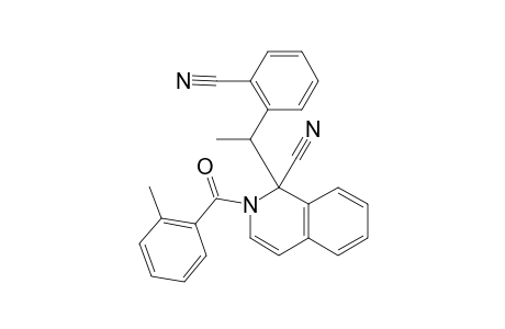 2-CYANO-1-((1-CYANOPHENYL)-ETHYL)-2-(2-METHYLBENZOYL)-1,2-DIHYDROISOCHINOLIN