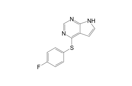4-(p-Fluorophenyl)sulfanyl-7H-pyrrolo[2,3-d]pyrimidine