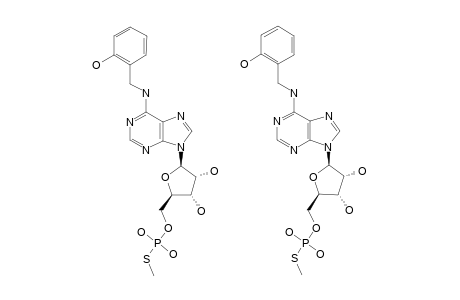 N(6)-OHBA-5'-SMP;N(6)-(ORTHO-HYDROXYBENZYL)-ADENOSINE-5'-S-METHYL-PHOSPOROTHIOLATE