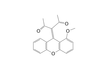 3-(1-Methoxy-9-xanthenylidene)-2,4-pentanedione
