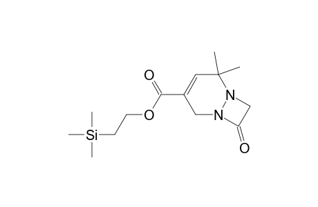 2-(trimethylsilyl)ethyl 5,5-dimethyl-8-oxo-1,6-diazabicyclo[4.2.0]oct-3-ene-3-carboxylate
