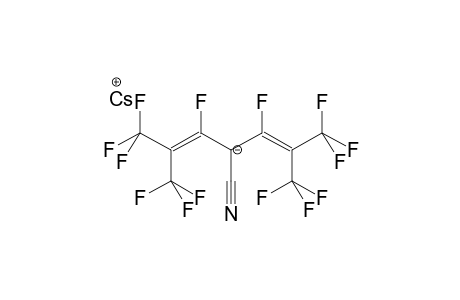4-CYANOPERFLUORO-2,6-DIMETHYLHEPTA-2,5-DIEN-4-YL CAESIUM