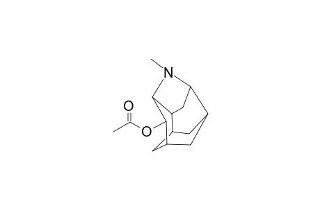 9-Azatetracyclo[3.3.2.1(3,7).1(8,10)]dodecane, 2-acetoxy-9-methyl-