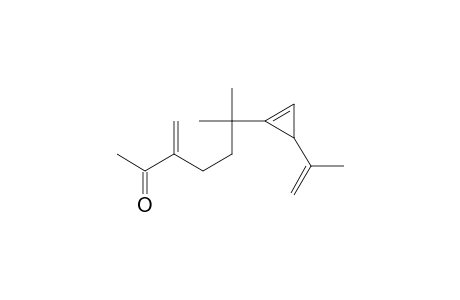 2-Heptanone, 6-methyl-3-methylene-6-[3-(1-methylethenyl)-1-cyclopropen-1-yl]-