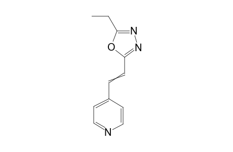 5-Ethyl-2-[2-(4-pyridyl)ethenyl]-1,3,4-oxadiazole