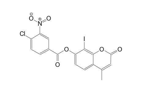 8-iodo-4-methyl-2-oxo-2H-chromen-7-yl 4-chloro-3-nitrobenzoate
