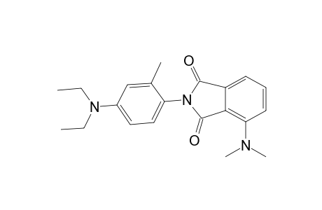 N-(2-methyl-4-diethylaminophenyl) -3-dimethylaminophthalimide