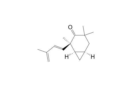 Bicyclo[4.1.0]heptan-3-one, 2,4,4-trimethyl-2-(3-methyl-1,3-butadienyl)-, [1.alpha.,2.beta.(E),6.alpha.]-(.+-.)-