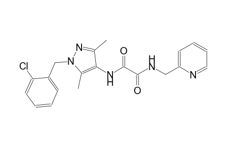 ethanediamide, N~1~-[1-[(2-chlorophenyl)methyl]-3,5-dimethyl-1H-pyrazol-4-yl]-N~2~-(2-pyridinylmethyl)-