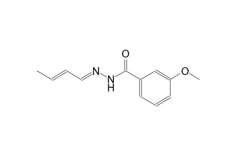 N'-[(E,2E)-2-butenylidene]-3-methoxybenzohydrazide