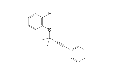 (2-Fluorophenyl) (2-methyl-4-phenylbut-3-yn-2-yl) sulfide