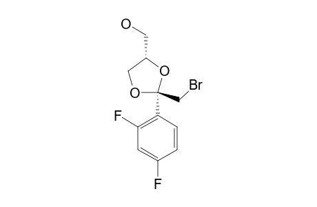 TRANS-2-(2,4-DIFLUOROPHENYL)-2-BrOMOMETHYL-1,3-DIOXOLANE-4-METHANOL