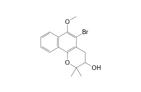 5-Bromo-6-methoxy-2,2-dimethyl-2,3-dihydro-2H-naphtho[1,2-b]pyran-3-ol