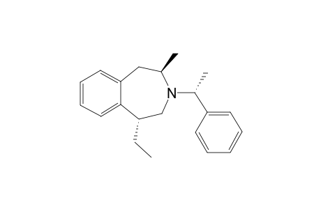 (1R,4R)-1-ETHYL-4-METHYL-3-[(R)-1-PHENYLETHYL]-2,3,4,5-TETRAHYDRO-1H-3-BENZAZEPINE