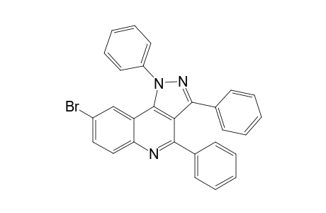 8-Bromo-1,3,4-triphenyl-1H-pyrazolo[4,3-c]quinoline