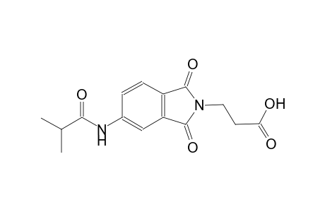 3-[5-(isobutyrylamino)-1,3-dioxo-1,3-dihydro-2H-isoindol-2-yl]propanoic acid