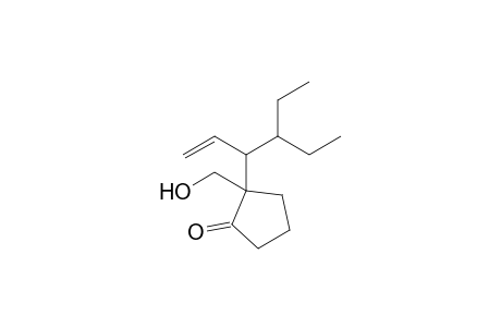 2-[1'-(1"-Ethylpropyl)-2'-propenyl]-2-(hydroxymethyl)cyclopentanone
