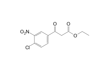 4-chloro-3-nitro-beta-oxohydrocinnamic acid, ethyl ester
