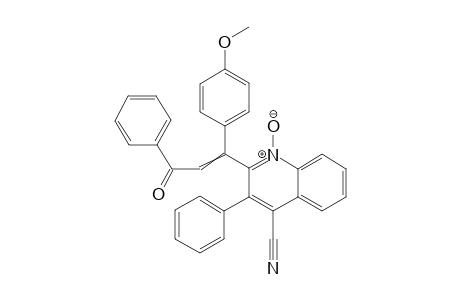 4-cyano-2-(1-(4-methoxyphenyl)-3-oxo-3-phenylprop-1-enyl)-3-phenylquinoline 1-oxide