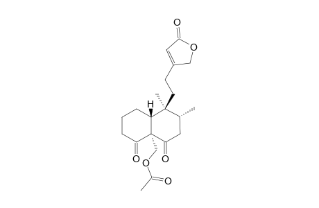 19-ACETOXY-4,6-DIOXO-18-NORNEOCLEROD-13-EN-15,16-OLIDE