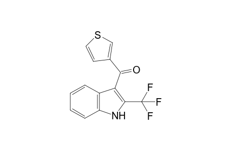 thiophen-3-yl(2-(trifluoromethyl)-1H-indol-3-yl)methanone