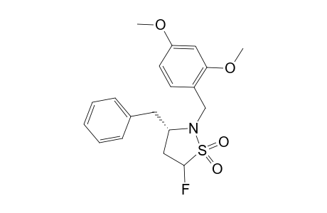 (3S)-3-BENZYL-2-(2,4-DIMETHOXYBENZYL)-5-FLUOROISOTHIAZOLIDINE-1,1-DIOXIDE