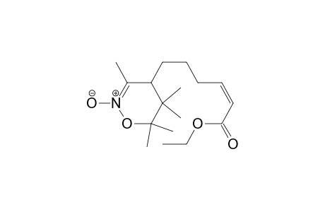 2-Hexenoic acid, 6-(5,6-dihydro-3,5,5,6,6-pentamethyl-4H-1,2-oxazin-4-yl)-, ethyl ester, N-oxide, (Z)-(.+-.)-