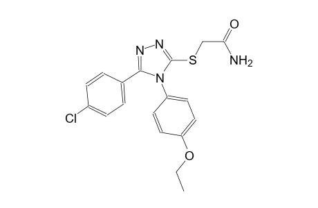 2-{[5-(4-chlorophenyl)-4-(4-ethoxyphenyl)-4H-1,2,4-triazol-3-yl]sulfanyl}acetamide
