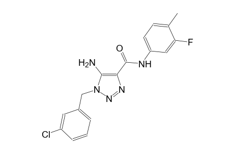 1H-1,2,3-triazole-4-carboxamide, 5-amino-1-[(3-chlorophenyl)methyl]-N-(3-fluoro-4-methylphenyl)-