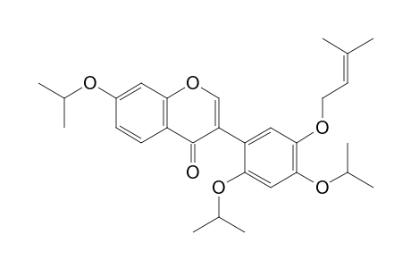5'-(3-Methyl-2-butenyloxy)-7,2',4'-triisopropoxyisoflavone