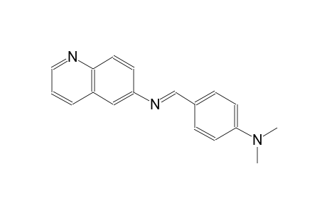 6-quinolinamine, N-[(E)-[4-(dimethylamino)phenyl]methylidene]-