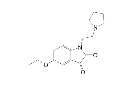 5-ethoxy-1-[2-(1-pyrrolidinyl)ethyl]-1H-indole-2,3-dione