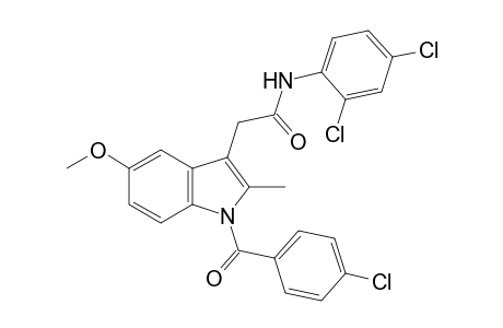 1-(p-chlorobenzoyl)-2',4'-dichloro-5-methoxy-2-methylindole-3-acetanilide