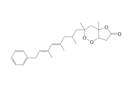 3,4a-dimethyl-3-[(4E,6E)-2,4,6-trimethyl-8-phenylocta-4,6-dienyl]-7,7a-dihydro-4H-furo[5,4-e]dioxin-6-one