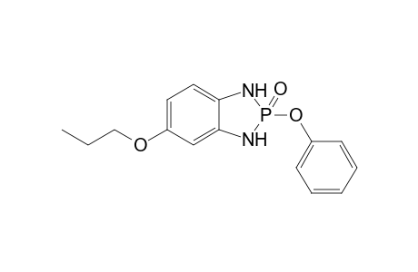 2-Phenoxy-2,3-dihydro-5-propoxy-1H-(1,3,2)-benzodiazaphosphole - 2-Oxide
