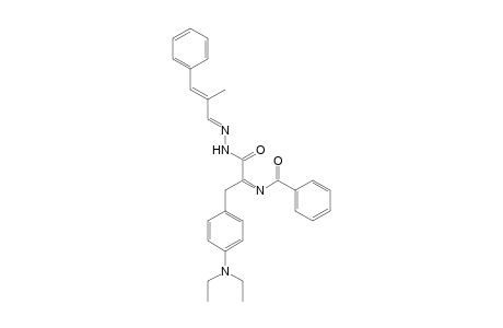 a-Benzamido-N'-(2-benzylidenepropylidene)-4-(diethylamino)cinnamohydrazide