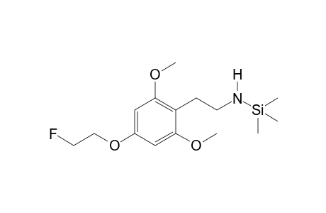2,6-Dimethoxy-4-(2-fluoroethoxy)phenethylamine TMS