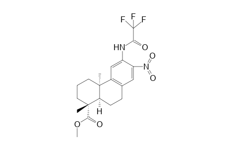 (1R,4aR,10aR)-1,4a-dimethyl-7-nitro-6-[(2,2,2-trifluoro-1-oxoethyl)amino]-2,3,4,9,10,10a-hexahydrophenanthrene-1-carboxylic acid methyl ester