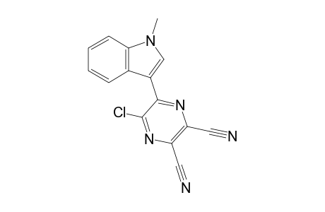 5-Chloranyl-6-(1-methylindol-3-yl)pyrazine-2,3-dicarbonitrile