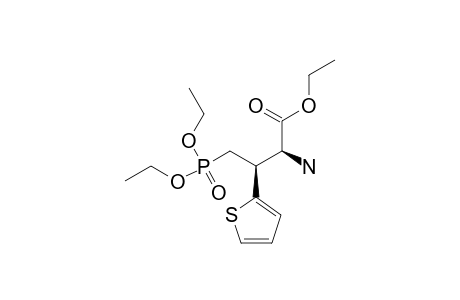 ETHYL-(2R,3R)-2-AMINO-3-(THIOPHEN-2-YL)-4-(DIETHOXYPHOSPHORYL)-BUTANOATE