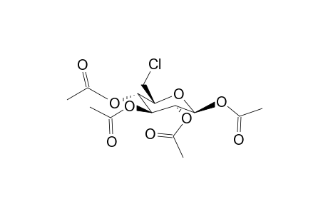 1,2,3,4-Tetra-O-acetyl-6-deoxy-6-chloro-b-d-glucopyranose