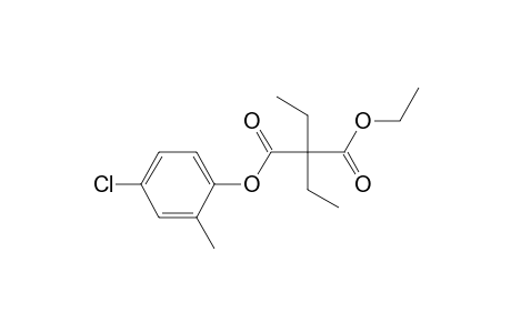 Diethylmalonic acid, 4-chloro-2-methylphenyl ethyl ester