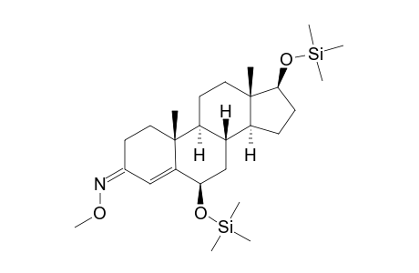 Monomethyloxime, bis(trimethylsilyl)- 6.beta.-Hydroxytestosterone