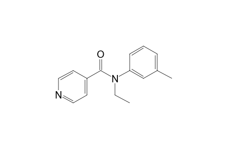 Isonicotinamide, N-ethyl-N-(3-methylphenyl)-